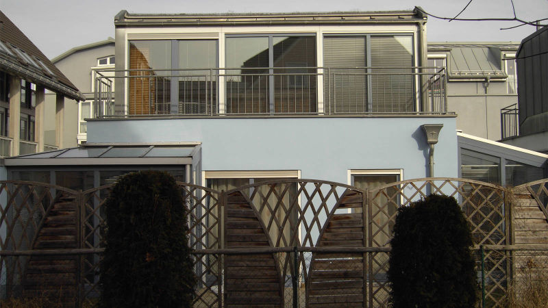 Multiple Detached Homes Featuring Green Roofs and Solariums, Sustainable High Density Infill Development with Private Entrances &Terraces, Green Space