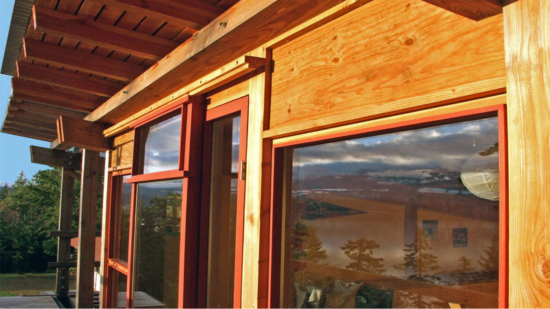 Oceanfront Addition Post and Beam Structure with Timber frame/Mass-Timber Construction